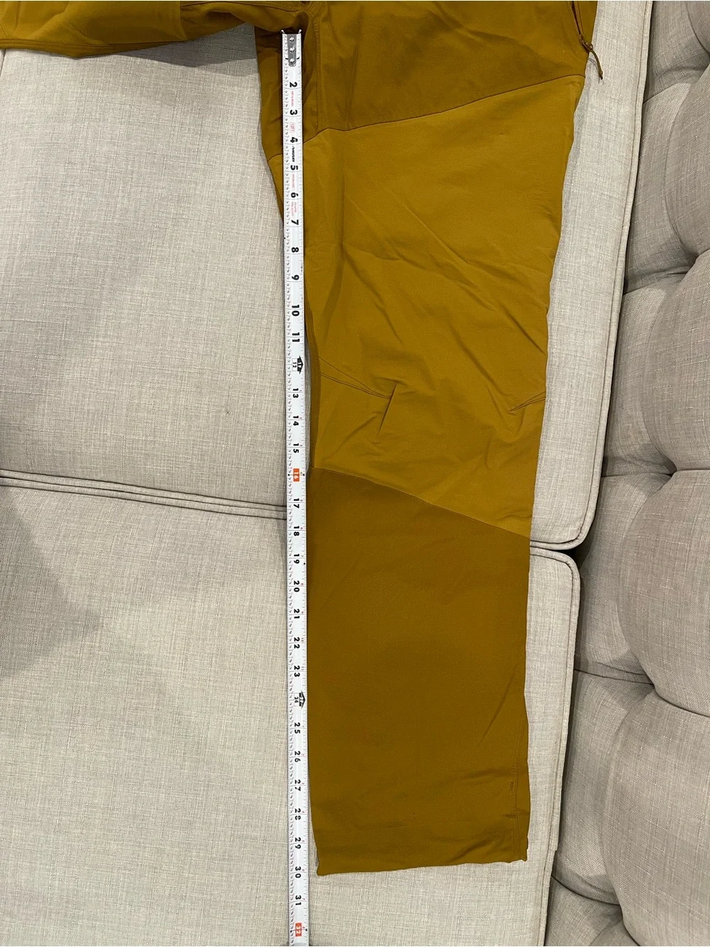Arc'teryx Sigma FL Pant Men's L in Yukon mustard yellow hiking outdoors gorpcore